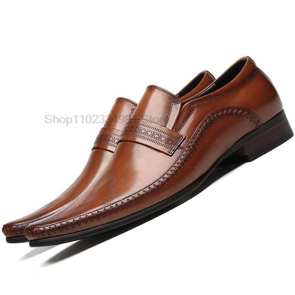 luxury mens loafer shoe black brown genuine leather slip-on wedding formal party dress shoes for men oxford shoes
luxury mens loafer shoe black brown genuine leather slip-on wedding formal party dress shoes for men oxford shoes