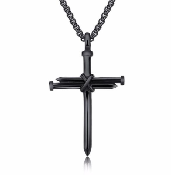 designer necklace stainless steel men women cross necklace religious gold silver black nail cross pendant necklace jewelry box lin9961986
designer necklace stainless steel men women cross necklace religious gold silver black nail cross pendant necklace jewelry box lin9961986