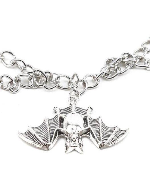animal clavicle chain women fashion halloween pendants necklaces gothic vampire bat multilayer necklace7897425, Silver
animal clavicle chain women fashion halloween pendants necklaces gothic vampire bat multilayer necklace7897425, Silver