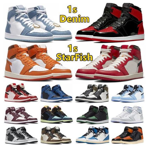 1 1s mens basketball shoes bred patent unc blue dark mocha starfish lost found denim light bone shadow 2.0 chicago grey fog bio hack men
1 1s mens basketball shoes bred patent unc blue dark mocha starfish lost found denim light bone shadow 2.0 chicago grey fog bio hack men