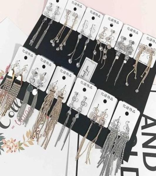 2018 simple zircon tassel earrings earrings female temperament wild geometry ear jewelry accessories eardrop 7649894, Silver
2018 simple zircon tassel earrings earrings female temperament wild geometry ear jewelry accessories eardrop 7649894, Silver