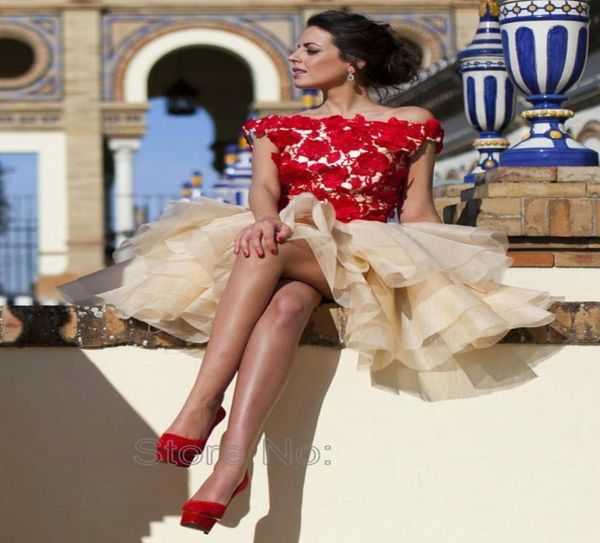 new cocktail dresses off shoulder red lace 3d floral appliques short mini organza tiered evening wear prom party homecoming g2004863, Black
new cocktail dresses off shoulder red lace 3d floral appliques short mini organza tiered evening wear prom party homecoming g2004863, Black