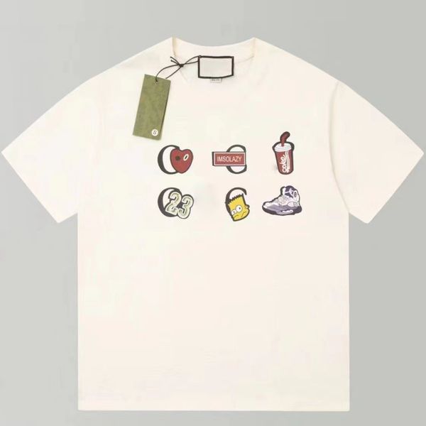 2023 new mens womens designer t shirts printed fashion man t-shirt cotton casual tees short sleeve luxury hip hop streetwear tshirts, White;black
2023 new mens womens designer t shirts printed fashion man t-shirt cotton casual tees short sleeve luxury hip hop streetwear tshirts, White;black