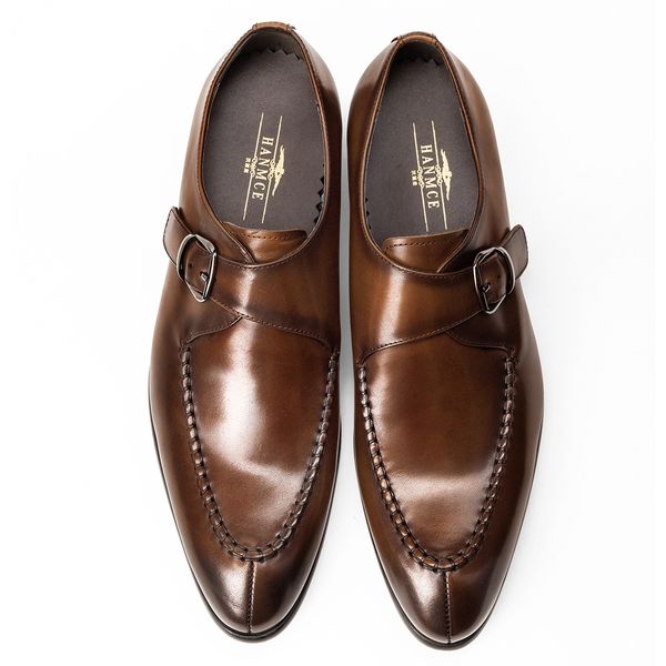 size 6 to handmade pointed tip men oxfords double buckles monk strap formal shoes genuine leather classic dress shoes for men, Black
size 6 to handmade pointed tip men oxfords double buckles monk strap formal shoes genuine leather classic dress shoes for men, Black