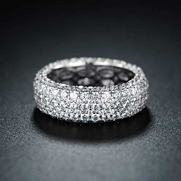 band rings huitan bling women's cubic zirconia rings wedding bands round circle rings fashion luxury lady finger jewelry aa230530, Silver
band rings huitan bling women's cubic zirconia rings wedding bands round circle rings fashion luxury lady finger jewelry aa230530, Silver