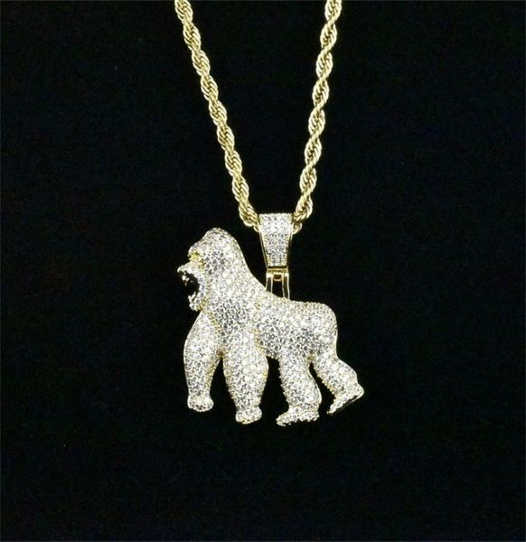 men iced out bling ape zircon pendant necklace hip hop rock gold silver color jewelry gift with stainless steel chain necklace 2019795594
men iced out bling ape zircon pendant necklace hip hop rock gold silver color jewelry gift with stainless steel chain necklace 2019795594