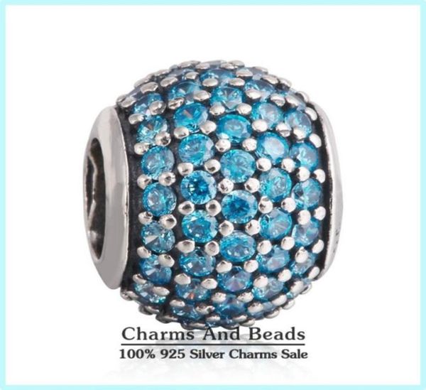 100 925 sterling silver teal pave bead fits european pandora jewelry charm bracelets35861768996558, Black
100 925 sterling silver teal pave bead fits european pandora jewelry charm bracelets35861768996558, Black