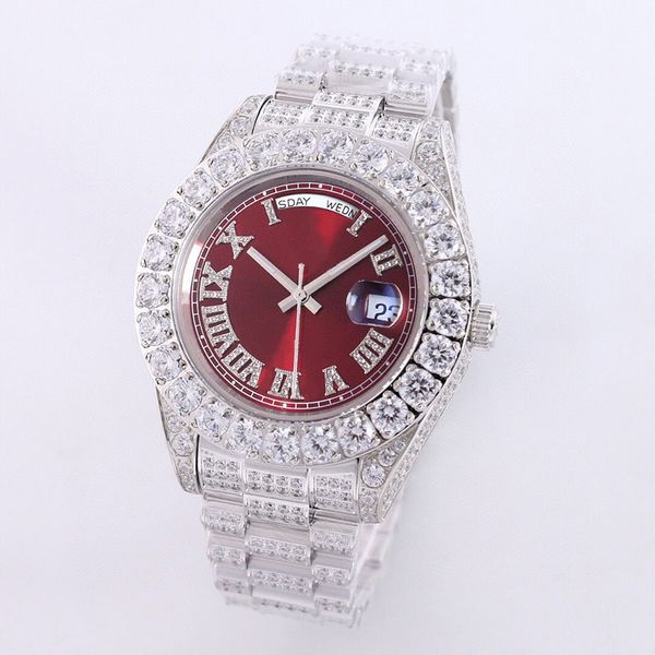 diamond watch automatic mechanical movement watches men 40mm sapphire wristwatch business stainless steel 904l wristband montre de luxe gift, Slivery;brown
diamond watch automatic mechanical movement watches men 40mm sapphire wristwatch business stainless steel 904l wristband montre de luxe gift, Slivery;brown