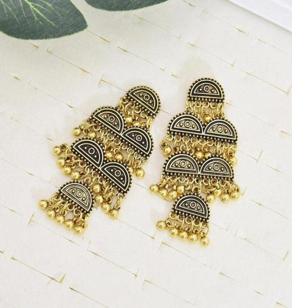 dangle chandelier bohemian vintage antique metal bell pendant jhumki multilayer earrings india bollywood bahubali jhumka ladies1674262, Silver
dangle chandelier bohemian vintage antique metal bell pendant jhumki multilayer earrings india bollywood bahubali jhumka ladies1674262, Silver
