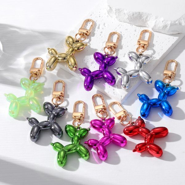fashion bright color ballon dog keychains pendant creative cartoon plastic resin animal alliy bag car keychain jewelry gift in bulk, Silver
fashion bright color ballon dog keychains pendant creative cartoon plastic resin animal alliy bag car keychain jewelry gift in bulk, Silver