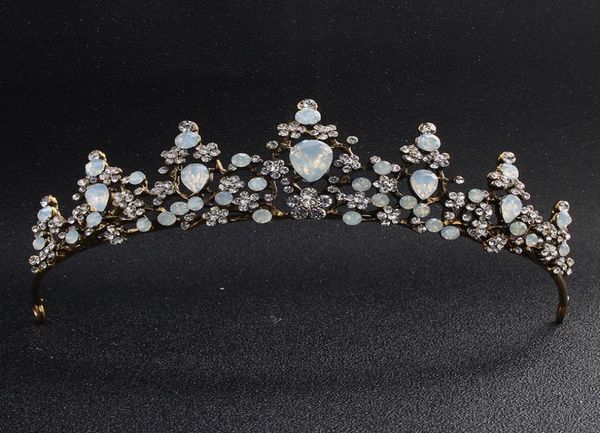 classic opal stones black gold tiaras and crowns wedding hair accessories queen head jewelry women diadem bride039s tiara jci027603445, White;golden
classic opal stones black gold tiaras and crowns wedding hair accessories queen head jewelry women diadem bride039s tiara jci027603445, White;golden