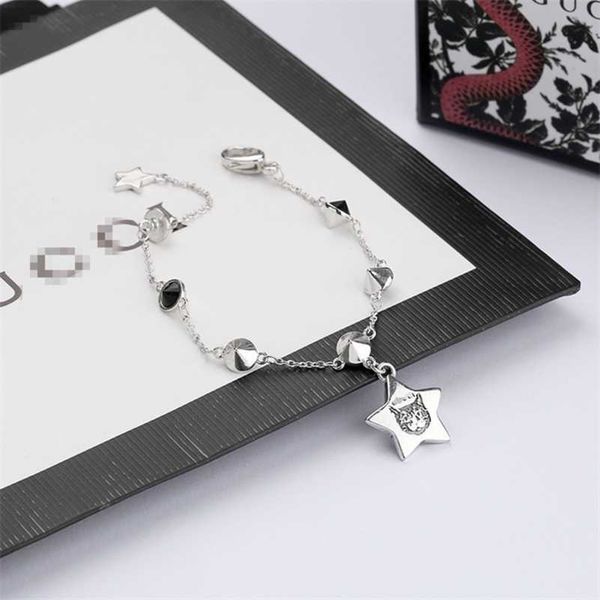 designer jewelry bracelet necklace ring xiao same five pointed star cat bracelet hip hop, Black
designer jewelry bracelet necklace ring xiao same five pointed star cat bracelet hip hop, Black