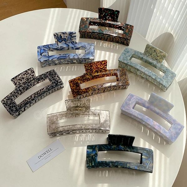 13cm large size rectangle hollow hair claw clips acetate marble print crab hair clips women ponytail clip catch hair accessories, Slivery;golden
13cm large size rectangle hollow hair claw clips acetate marble print crab hair clips women ponytail clip catch hair accessories, Slivery;golden
