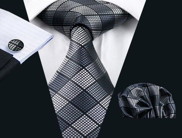 silk mens tie set hanky cufflinks set for men black plaid jacquard woven business formal casual meeting n10173515865, Black;blue
silk mens tie set hanky cufflinks set for men black plaid jacquard woven business formal casual meeting n10173515865, Black;blue