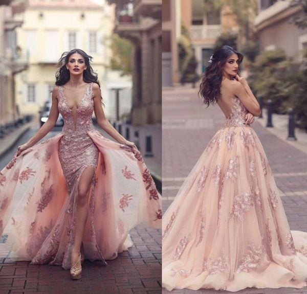 saudi arabic over skirt mermaid evening dresses 2020 sheer backless v neck appliques with capes long prom party split 5929651, Black;red
saudi arabic over skirt mermaid evening dresses 2020 sheer backless v neck appliques with capes long prom party split 5929651, Black;red