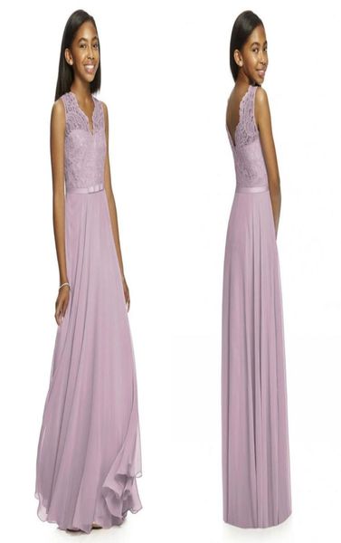 2021 lilac junior bridesmaid dresses v neck sleeveless a line floor length long lace and chiffon with belt bridesmaid dresse2930608, Blue;red
2021 lilac junior bridesmaid dresses v neck sleeveless a line floor length long lace and chiffon with belt bridesmaid dresse2930608, Blue;red