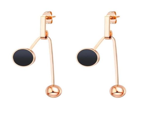 kpop rose gold stainless steel stud earrings for women fashion black round ear jewelry accesorios mujer aretes de mujer brincos8043047, Golden;silver
kpop rose gold stainless steel stud earrings for women fashion black round ear jewelry accesorios mujer aretes de mujer brincos8043047, Golden;silver