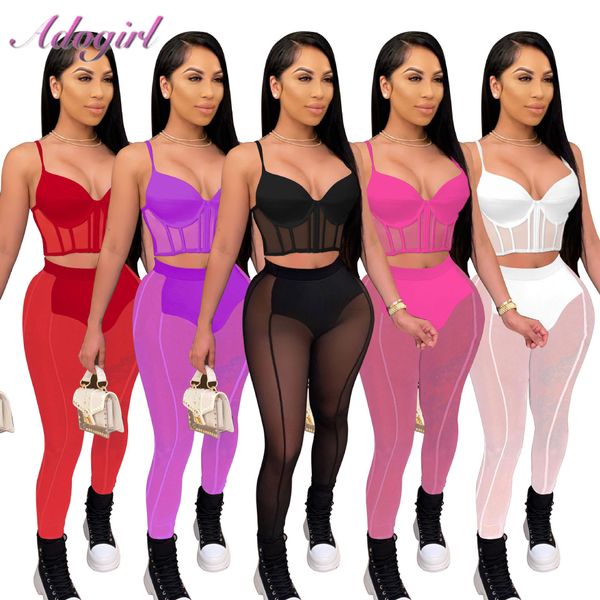 pants sheer mesh summer 2piece set 2022 fitness tracksuit solid strapless padded crop leggings pants party club matching set, White
pants sheer mesh summer 2piece set 2022 fitness tracksuit solid strapless padded crop leggings pants party club matching set, White