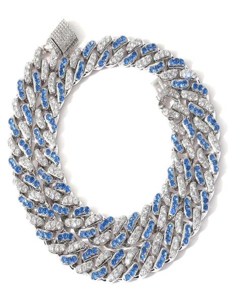 hip hop blue white cubic zirconia paved iced out cuban chokers necklaces luxury bling cz link chain for men women jewelry gift5460379, Silver
hip hop blue white cubic zirconia paved iced out cuban chokers necklaces luxury bling cz link chain for men women jewelry gift5460379, Silver