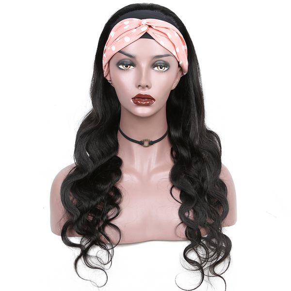 body wave headband wig human hair wigs for women college 30 inch brazilian machine made remy natural color 150% density wigs, Black;brown
body wave headband wig human hair wigs for women college 30 inch brazilian machine made remy natural color 150% density wigs, Black;brown