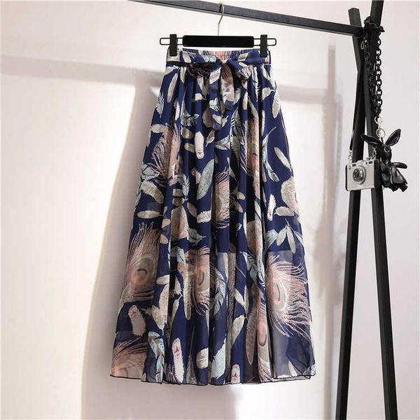 2023 spring/summer new bohemian chiffon halfskirt mid length high waist fairy floral flare dress beach skirt a, Black
2023 spring/summer new bohemian chiffon halfskirt mid length high waist fairy floral flare dress beach skirt a, Black