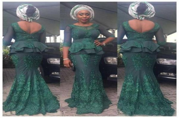 arabic lace prom dresses mermaid sheer neck plus size african illusion 34 sleeves evening dress aso ebi back peplum formal p3173331, Black
arabic lace prom dresses mermaid sheer neck plus size african illusion 34 sleeves evening dress aso ebi back peplum formal p3173331, Black