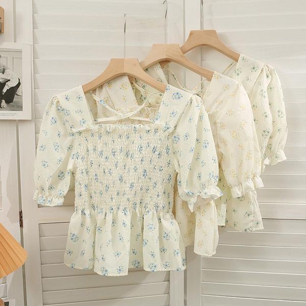 polos fashion summer women's wear fresh floral print shirt new 2022 short sleeve slim pleats korean ladies causal blouses vestido, White
polos fashion summer women's wear fresh floral print shirt new 2022 short sleeve slim pleats korean ladies causal blouses vestido, White