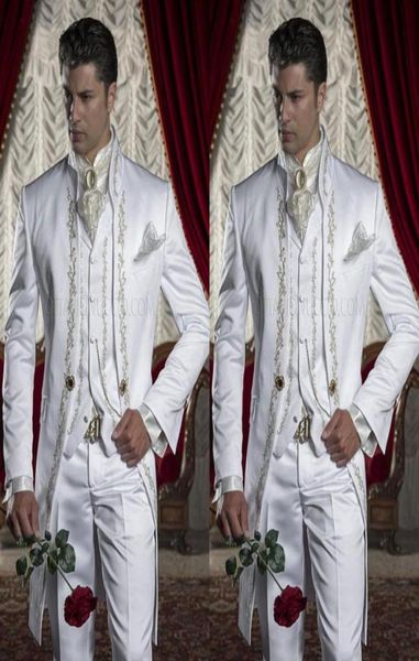 embroidery groom tuxedos men039s suits white groomsman one button formal wedding suit including jacketpantsvest three piece76497181049677, Black;gray
embroidery groom tuxedos men039s suits white groomsman one button formal wedding suit including jacketpantsvest three piece76497181049677, Black;gray