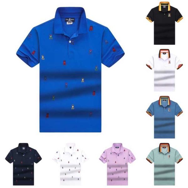 2023 summer new men's psycho bunny polo shirts luxury brand designer embroidery tshirt fashion breathable short sleeve casual cotton lo, White;black
2023 summer new men's psycho bunny polo shirts luxury brand designer embroidery tshirt fashion breathable short sleeve casual cotton lo, White;black