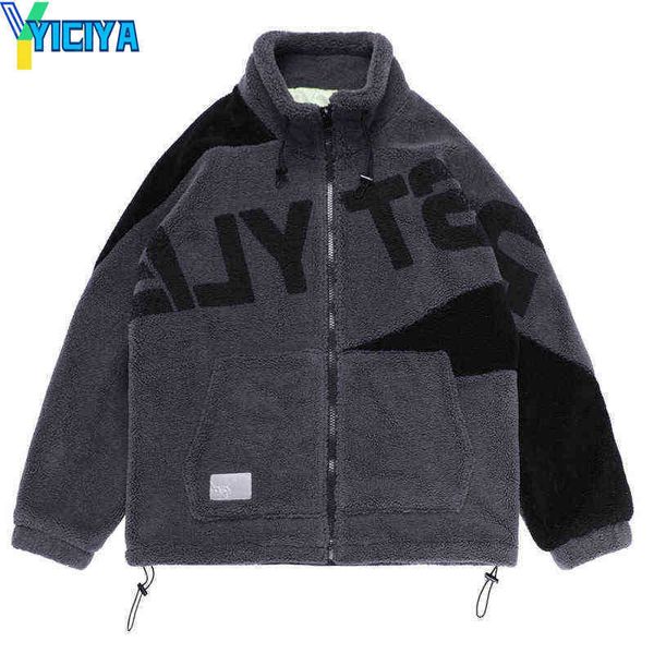 yiciya hip hop streetwear jacket coat men outwear lambswool winter warm sport teddy oversized college streetwear hip hop varsity jacket, Black;brown
yiciya hip hop streetwear jacket coat men outwear lambswool winter warm sport teddy oversized college streetwear hip hop varsity jacket, Black;brown