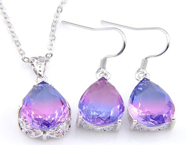 luckyshine 5 setslot light purple tricolored tourmaline crystal zircon 925 silver women holiday gift pendant necklace earring je6110366
luckyshine 5 setslot light purple tricolored tourmaline crystal zircon 925 silver women holiday gift pendant necklace earring je6110366