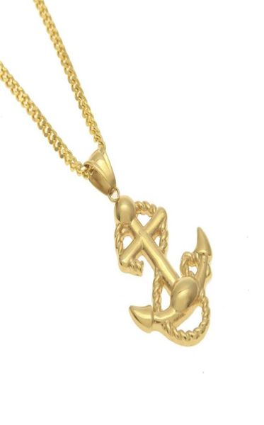 hip hop mens womens stainless steel 24k gold color anchors pendant necklace chain fashion punk jewelry2797292, Silver
hip hop mens womens stainless steel 24k gold color anchors pendant necklace chain fashion punk jewelry2797292, Silver