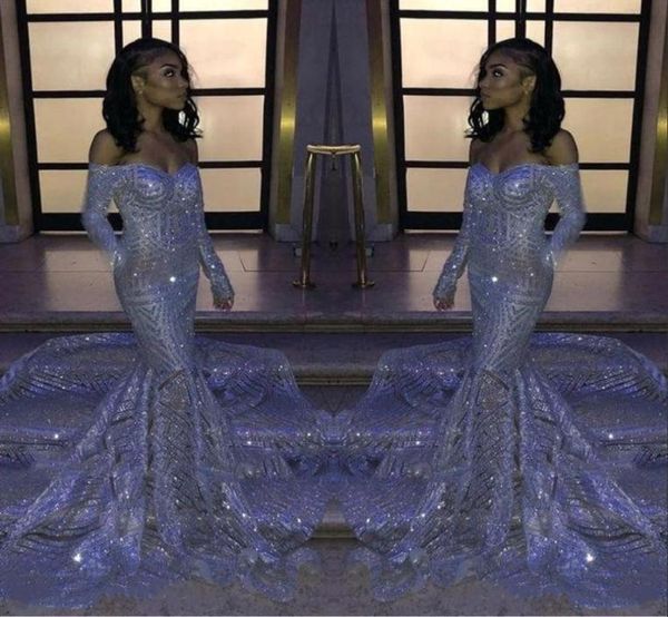 black girl silver sparkling sequins offtheshoulder mermaid prom dresses long sleeves sweep train reflective formal party evening3746134
black girl silver sparkling sequins offtheshoulder mermaid prom dresses long sleeves sweep train reflective formal party evening3746134