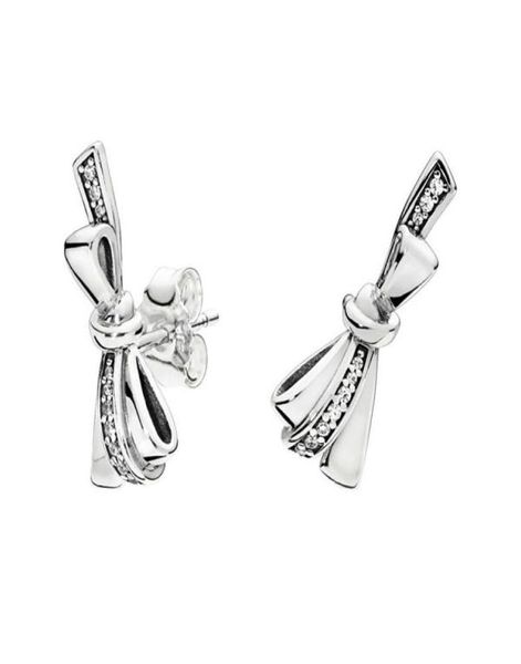real 925 sterling silver brilliant bows stud earring original box for pandora luxury designer women stud earrings set9859725, Golden;silver
real 925 sterling silver brilliant bows stud earring original box for pandora luxury designer women stud earrings set9859725, Golden;silver