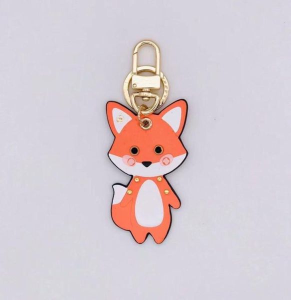 designer keychain leather pendant fox cartoon car chain charm brown flower trinket gifts accessories with box43154243792049, Silver
designer keychain leather pendant fox cartoon car chain charm brown flower trinket gifts accessories with box43154243792049, Silver
