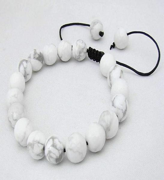 gemstone shamballa bracelet all 10mm white turquoise stone round beads6896510, Black
gemstone shamballa bracelet all 10mm white turquoise stone round beads6896510, Black