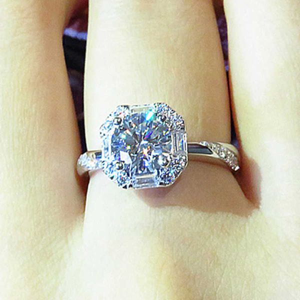 band rings huitan elegant female ring with round cubic zirconia geometric shaped fashion design engagement wedding accessories new jewelry a, Silver
band rings huitan elegant female ring with round cubic zirconia geometric shaped fashion design engagement wedding accessories new jewelry a, Silver