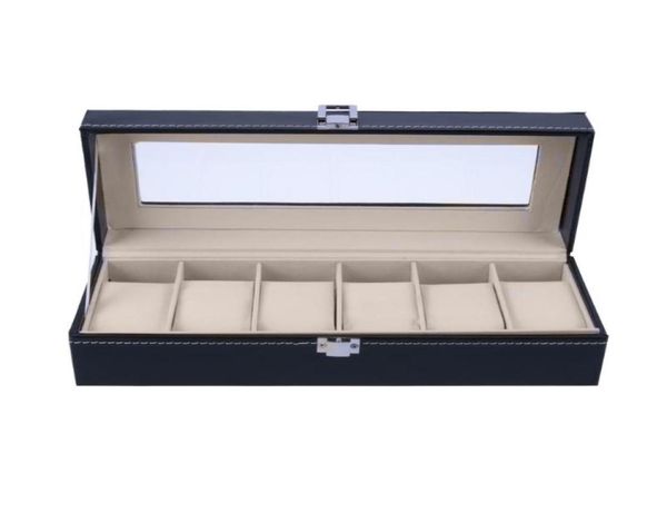 2018 6 slots wrist watch display box jewelry storage organizer with cover watch case jewelry display box2220194, Black;blue
2018 6 slots wrist watch display box jewelry storage organizer with cover watch case jewelry display box2220194, Black;blue