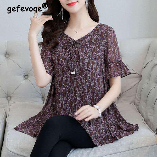 t-shirt 5xl loose women spring summer blouses chiffon shirts lady fashion casual half sleeve vneck bow lace up printing elegant, White
t-shirt 5xl loose women spring summer blouses chiffon shirts lady fashion casual half sleeve vneck bow lace up printing elegant, White