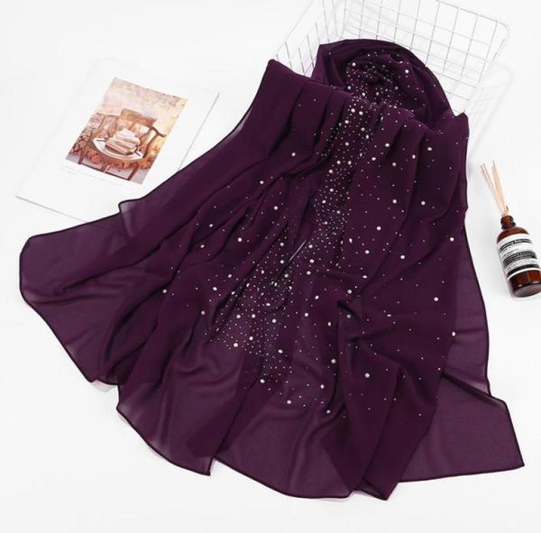 new women bubbles chiffon scarf with diamond studs pearls scarf plain hijab shawls wraps solid color muslim hijab y2010074923803, Blue;gray
new women bubbles chiffon scarf with diamond studs pearls scarf plain hijab shawls wraps solid color muslim hijab y2010074923803, Blue;gray