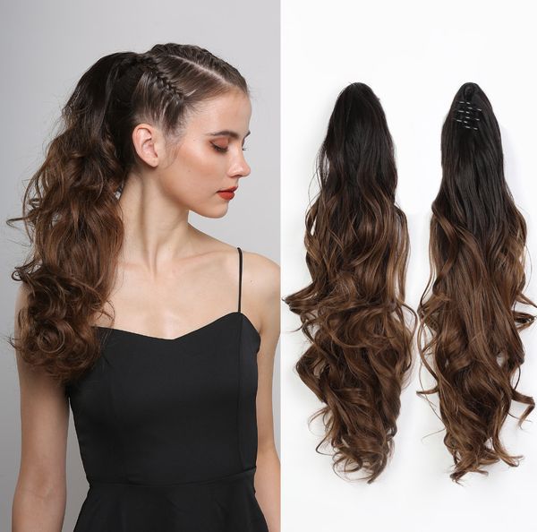 24-inch long curly women's ponytail - variety of styles available customization supported - shop now to express your style, Black
24-inch long curly women's ponytail - variety of styles available customization supported - shop now to express your style, Black