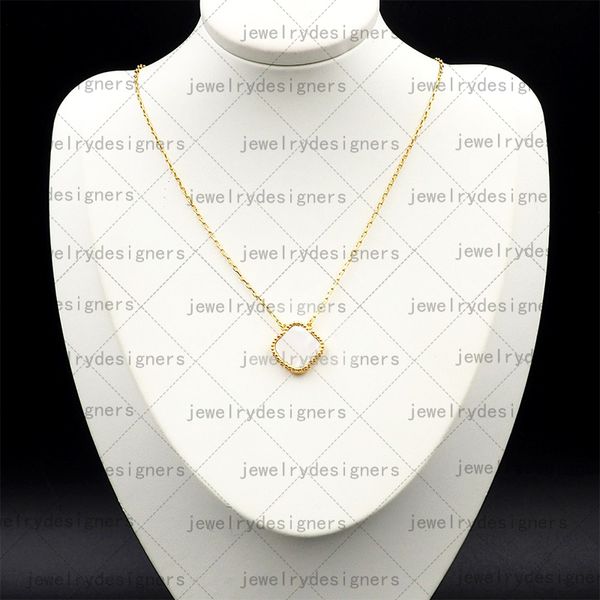 designer necklace for woman flower shape silver four leaf clover necklaces women charms elegant locket tennis chains 18k plated gold fashion
designer necklace for woman flower shape silver four leaf clover necklaces women charms elegant locket tennis chains 18k plated gold fashion