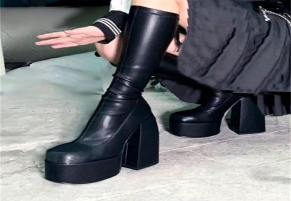 punk style autumn winter elastic microfiber shoes woman ankle boots high heels black leather boot platform botas femininas 2207205089367
punk style autumn winter elastic microfiber shoes woman ankle boots high heels black leather boot platform botas femininas 2207205089367