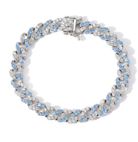 link chain 9mm blue cuban miami link bracelets bling 5a zircon bracelet fashion rock hip hop jewelry for men women4215624, Black
link chain 9mm blue cuban miami link bracelets bling 5a zircon bracelet fashion rock hip hop jewelry for men women4215624, Black