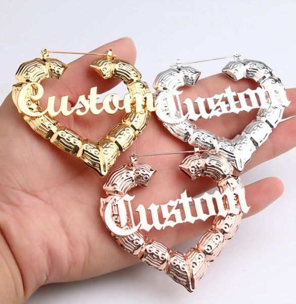 lateefah 70mm custom earrings love shape hiphop bamboo hoop earrings customizable customize name earrings bamboo style cx20084347640, Golden;silver
lateefah 70mm custom earrings love shape hiphop bamboo hoop earrings customizable customize name earrings bamboo style cx20084347640, Golden;silver