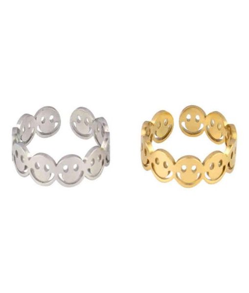 punk stainless steel ring women happy smiling face open s for geometric adjustable fashion jewelry gift1695081, Silver
punk stainless steel ring women happy smiling face open s for geometric adjustable fashion jewelry gift1695081, Silver