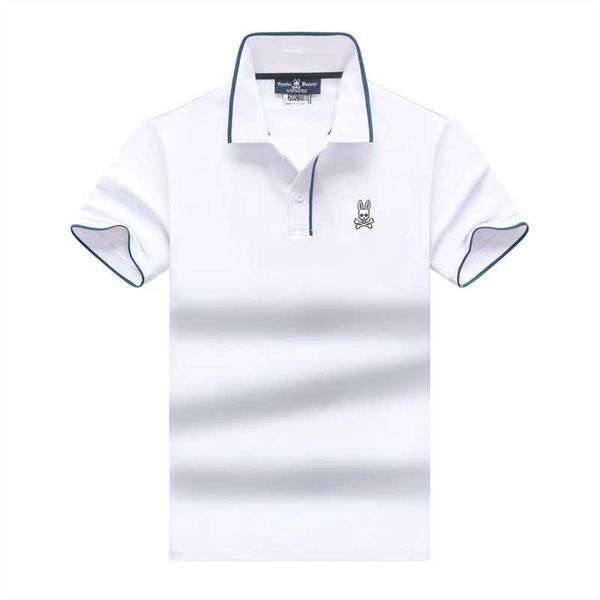 men's skull rabbit psycho bunny polo shirt short sleeve flocking printing cartoon embroidery pattern fashion brand casual men and women, White;black
men's skull rabbit psycho bunny polo shirt short sleeve flocking printing cartoon embroidery pattern fashion brand casual men and women, White;black
