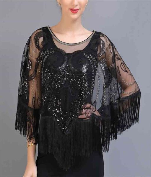 vintage sequin tassel evening cape 1920s flapper party fringed shawl wraps embroidery pullover wedding bridal scarf 2108192027851, Blue;gray
vintage sequin tassel evening cape 1920s flapper party fringed shawl wraps embroidery pullover wedding bridal scarf 2108192027851, Blue;gray