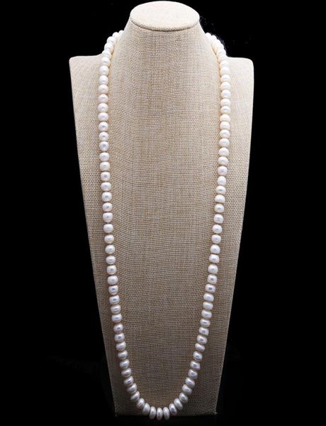 design 1011mm 82 cm white freshwater pearl large steamed bread round beads pearl necklace sweater chain fashion jewelry25747753022, Silver
design 1011mm 82 cm white freshwater pearl large steamed bread round beads pearl necklace sweater chain fashion jewelry25747753022, Silver