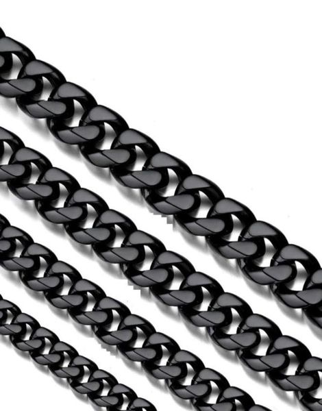 chains stainless steel miami cuban link necklaces black for men women basic punk jewelry choker 3mm 5mm 7mm 13mm5227924, Silver
chains stainless steel miami cuban link necklaces black for men women basic punk jewelry choker 3mm 5mm 7mm 13mm5227924, Silver